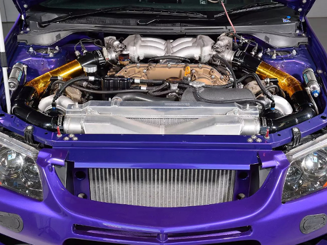 VR38DETT 4.1l stroker and twin turbo. 