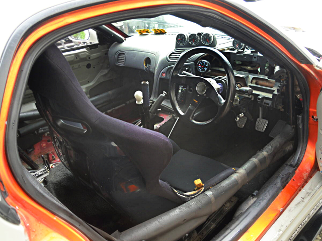 Interior of FD3S MAZDA RX-7.