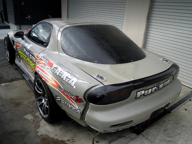 Rear exterior of FD3S MAZDA RX-7.