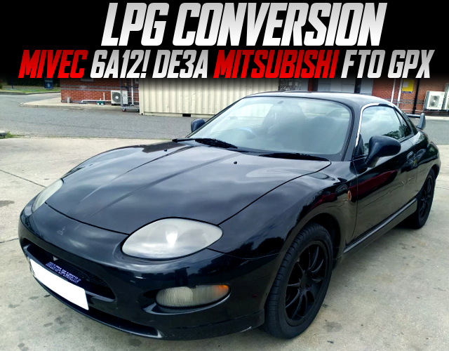 MIVEC 6A12 engine with LPG CONVERSION, in the DE3A MITSUBISHI FTO GPX.