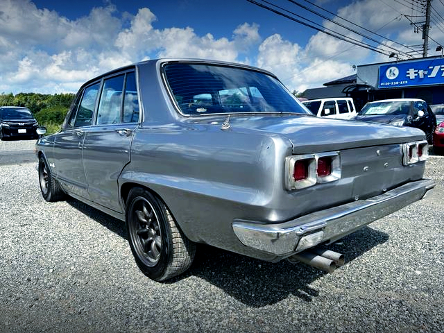 Rear exterior of GC10 HAKOSUKA 4-DOOR.