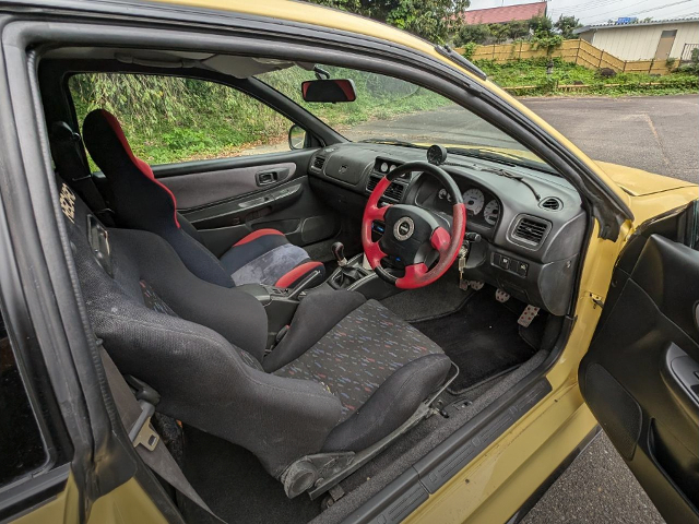 Interior of GC8 IMPREZA WRX TYPE-R Version V.