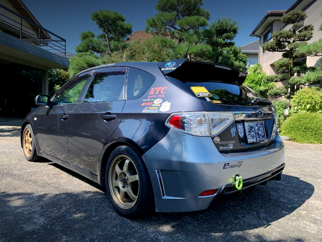 Rear exterior of GH3 SUBARU IMPREZA.