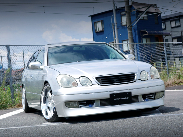 Front exterior of JZS161 ARISTO V300 VERTEX EDITION.