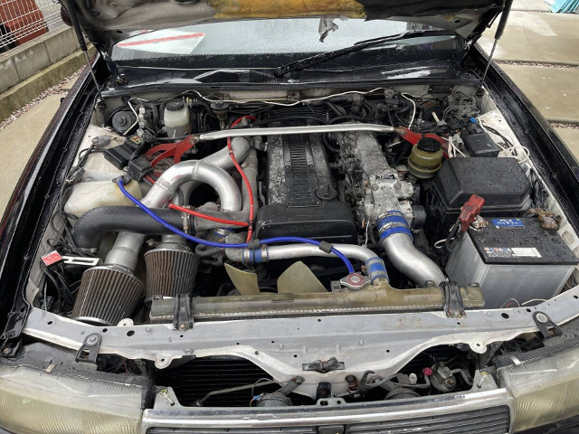 1JZ-GTE non-VVTi with HKS Twin-turbo.