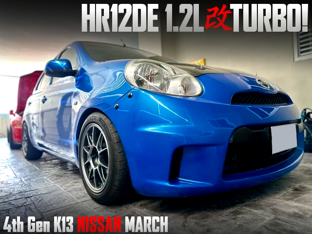 Turbocharged H12DE engine in the 4th Gen K13 NISSAN MARCH.