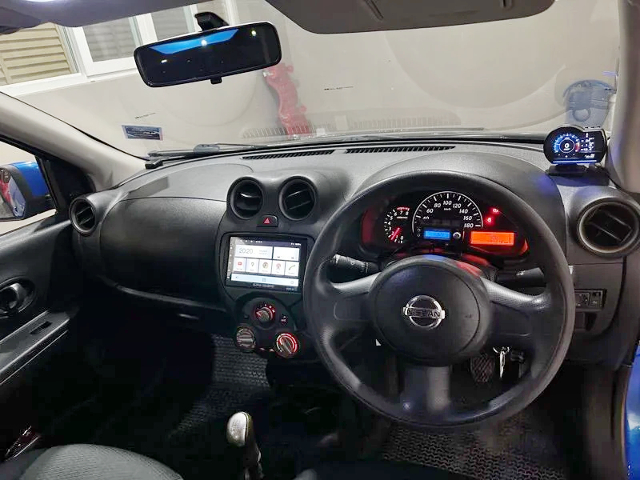 Interior of 4th Gen K13 NISSAN MARCH.