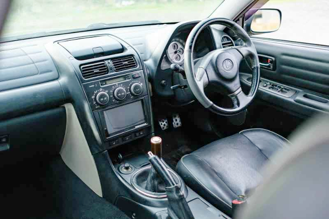 Interior of 1st Gen LEXUS IS 200.