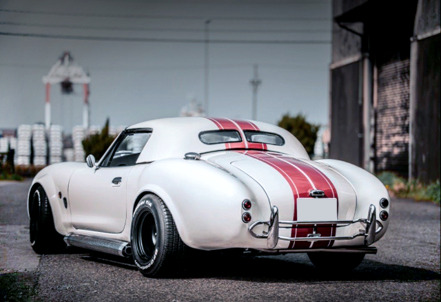 Rear exterior of NB8C MAZDA ROADSTER With COBRA style conversion.