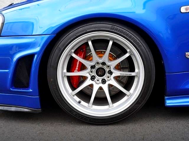 Brembo Big brake caliper.