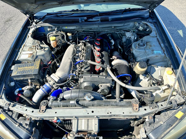 RB25DET with TD06-25G single turbo. 