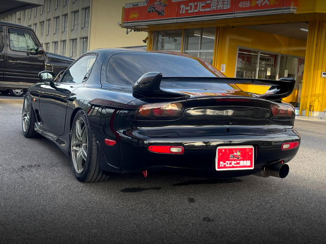 Rear exterior of FD3S MAZDA RX-7.