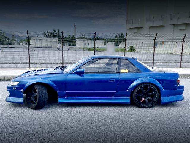 Side exterior of S13 NISSAN SILVIA.