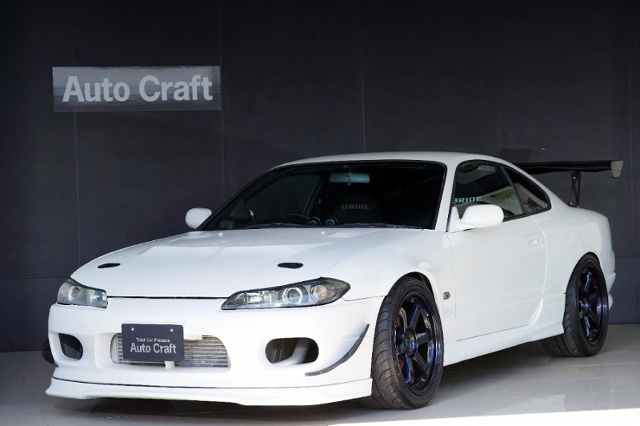 Front exterior of S15 SILVIA SPEC-R AERO Tuned and Built by AUTO CRAFT.