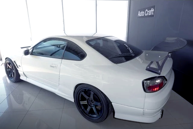 Rear exterior of S15 SILVIA SPEC-R AERO Tuned and Built by AUTO CRAFT.