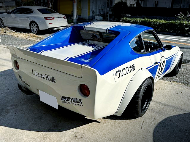 Rear exterior of JDM WORKS S30 Fairlady Z.