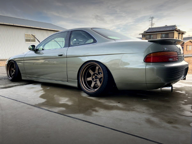 Rear exterior of UZZ31 SOARER 4.0GT LIMITED with 5MT CONVERSION.