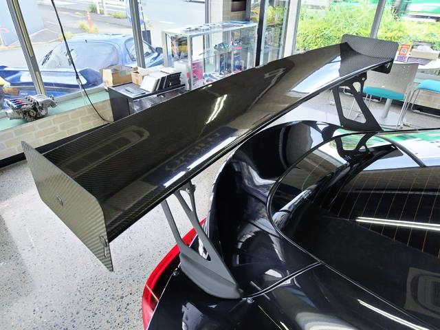 CARBON WING on the GR SUPRA RZ.