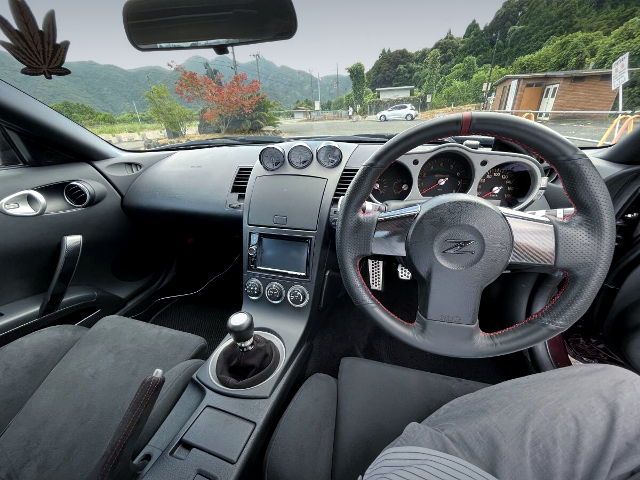 Interior of ROCKET BUNNY bodied Z33 FAIRLADY Z.