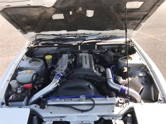 SR20DET turbo engine.