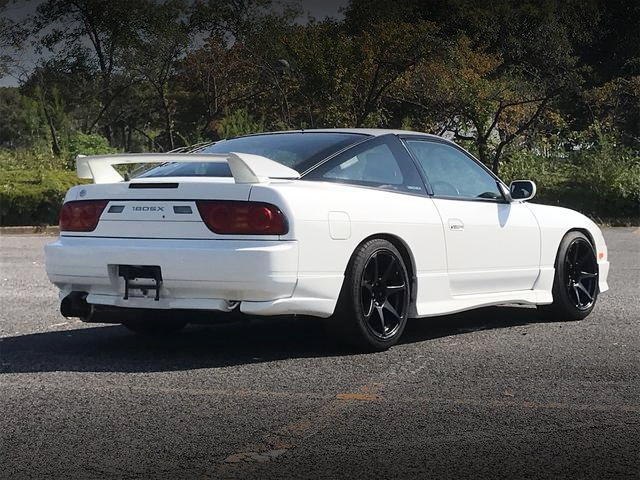 Rear exterior of 180SX.