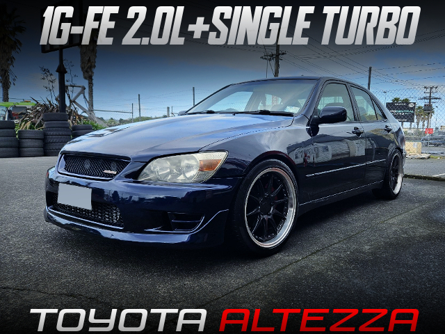 1G-FE 2.0L with SINGLE TURBO, in the TOYOTA ALTEZZA.