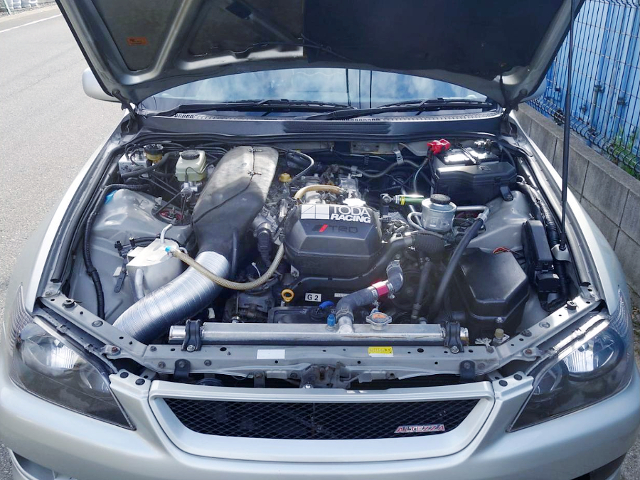 BEAMS 3S-GE engine with TRD 4-THROTTLE BODY.