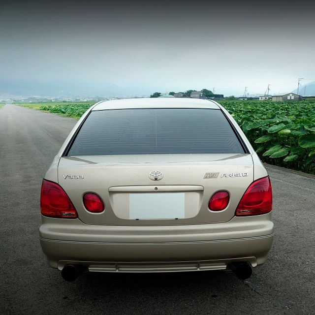 Rear exterior of JZS161 ARISTO TTE VERSION.