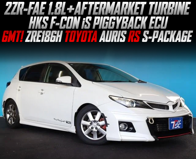 2ZR-FAE 1.8L with AFTERMARKET TURBINE and HKS F-CON iS PIGGYBACK ECU, in the 6MT! ZRE186H AURIS RS S-PACKAGE.