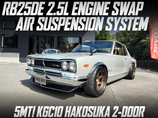 RB25DE engine swapped KGC10 HAKOSUKA 2-DOOR.