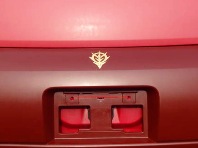 Rear Zeon emblem.