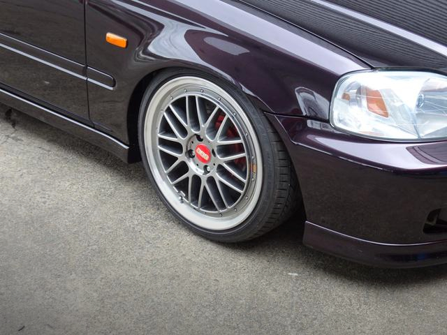 Aftermarket rim.