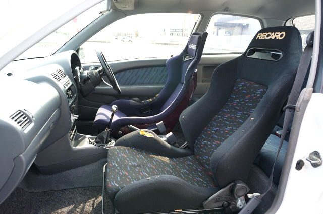 Interior seats of EP91 STARLET GLANZA V.