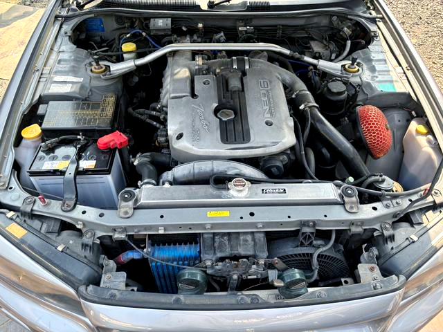 RB25DET turbo engine With Aftermarket turbo.