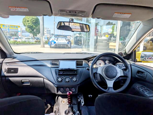 Interior of LANCER EVOLUTION 7 GSR.