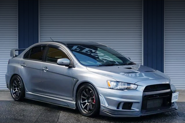 Front exterior of LANCER EVOLUTION FINAL EDITION.