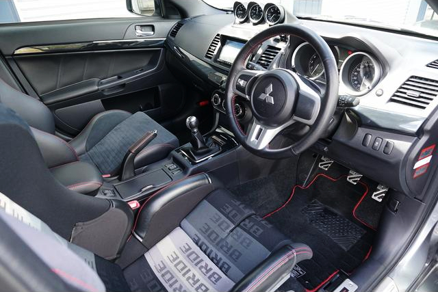 Interior of LANCER EVOLUTION FINAL EDITION.