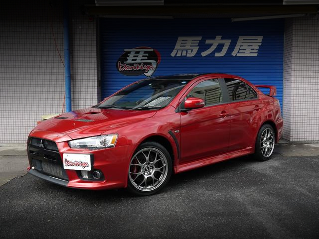 Front exterior of LANCER EVOLUTION FINAL EDITION.