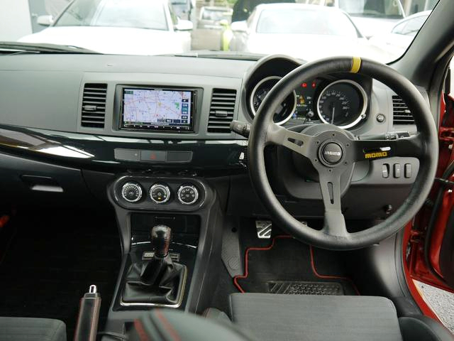 Interior of LANCER EVOLUTION FINAL EDITION.