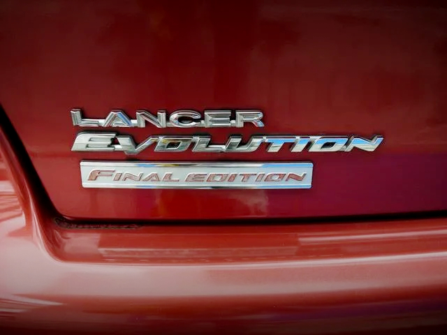 LANCER EVOLUTION FINAL EDITION emblem.