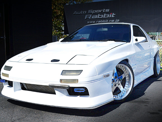 Front exterior of WIDEBODY FC3S SAVANNA RX-7 GT LIMITED SPECIAL EDITION.