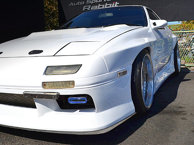 Front Side exterior of WIDEBODY FC3S SAVANNA RX-7 GT LIMITED SPECIAL EDITION.