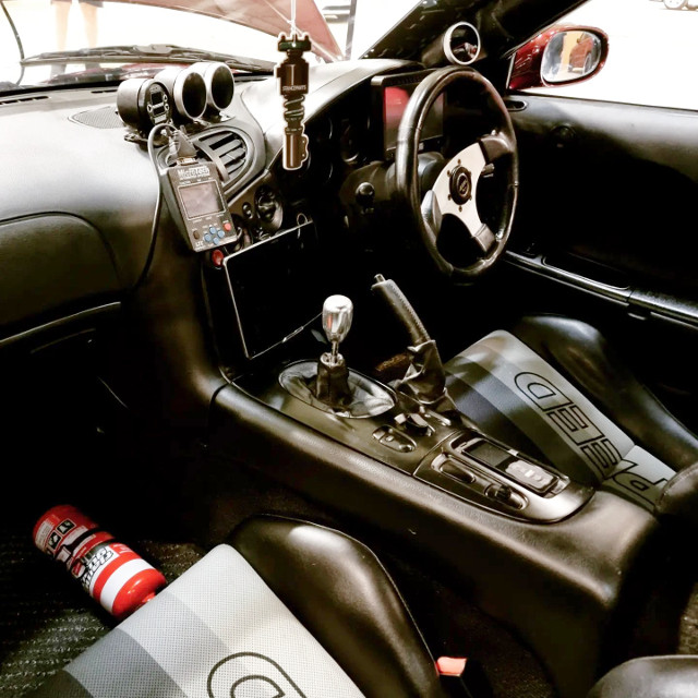 Dashboard of BN-SPORTS BLISTER WIDEBODY FD3S MAZDA RX-7.