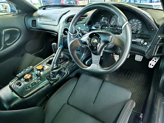 Interior of TCP-MAGIC WIDEBODY FD3S RX-7 TYPE-R.