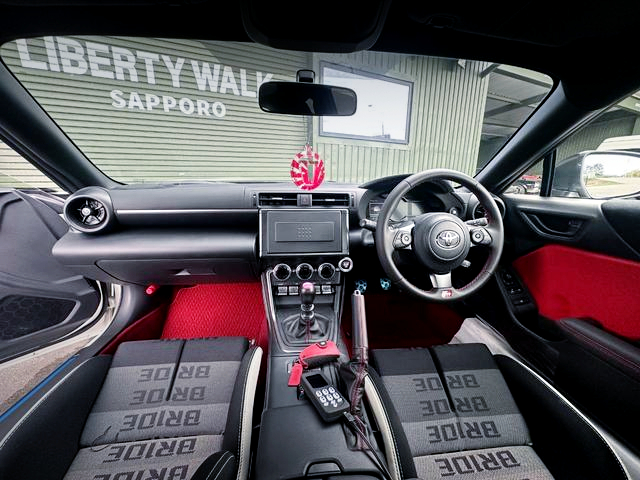 Interior of ZN8 TOYOTA GR86 RZ.