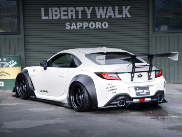 Rear exterior of ZN8 TOYOTA GR86 RZ.