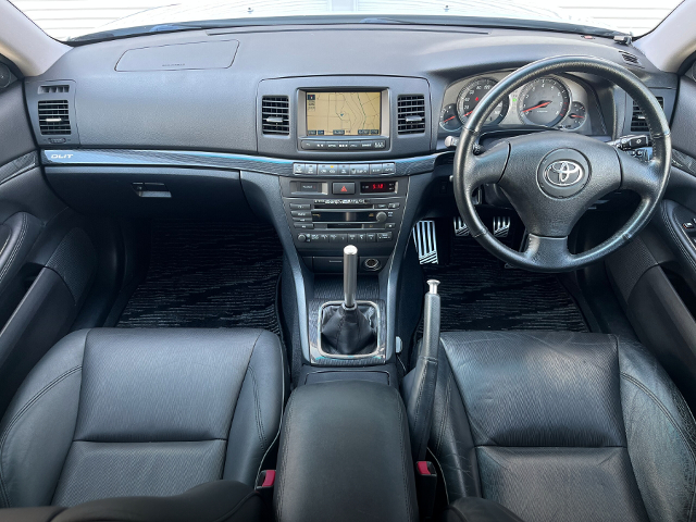 Interior of JZX110W MARK 2 BLIT with 5MT CONVERSION.