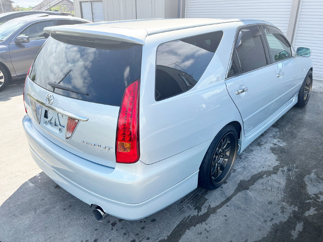 Rear exterior of JZX110W MARK 2 BLIT with 5MT CONVERSION.