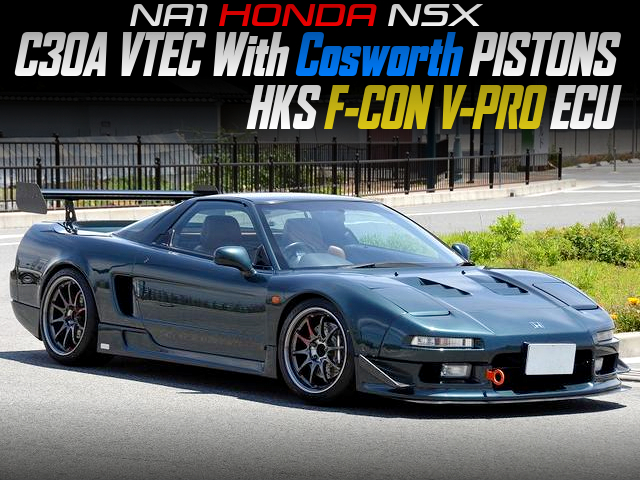 C30A VTEC With COSWORTH PISTONS and HKS F-CON V-PRO ECU, in the NA1 HONDA NSX.