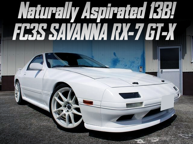 Naturally Aspirated 13B rotary engine in the FC3S SAVANNA RX-7 GT-X.